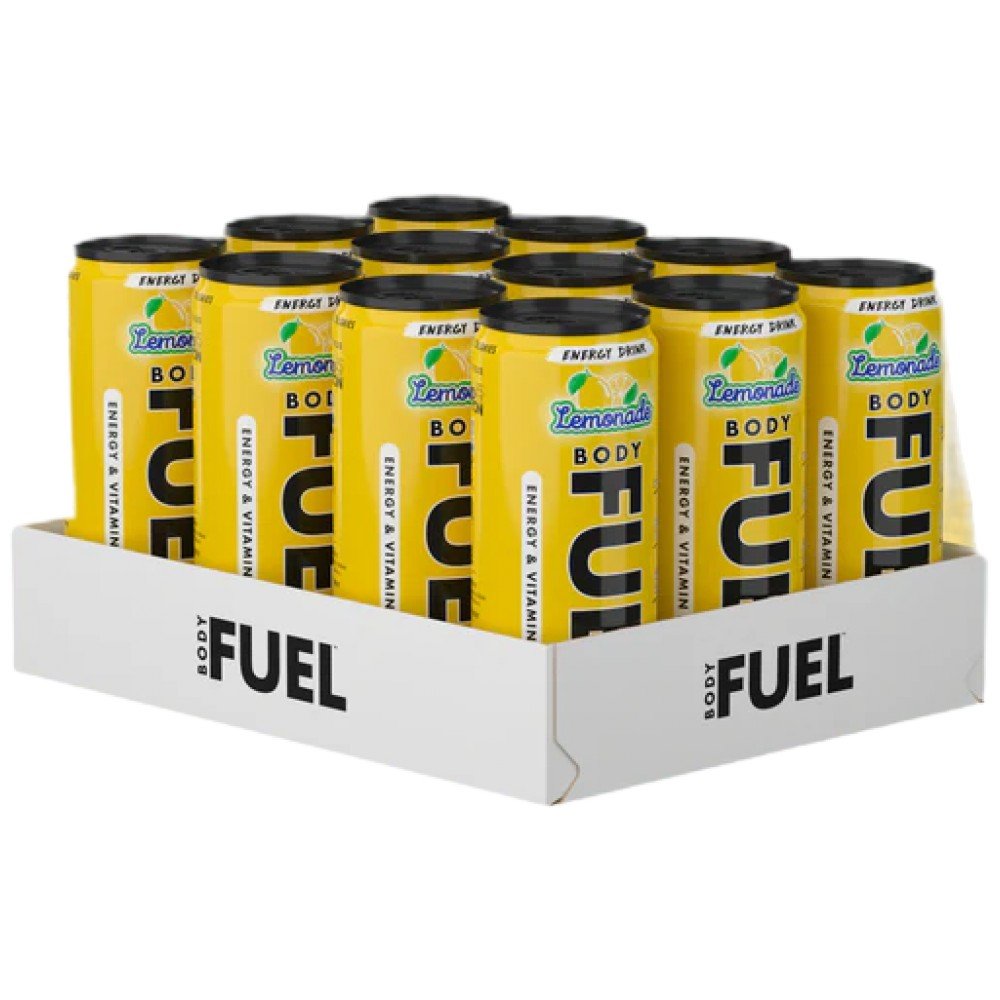 bodyfuel_-energy-drink-tray-12x330ml-lemonade_600x600-e2f3041-1000x1000-1 Bodyfuel Energy Cans - Image 1
