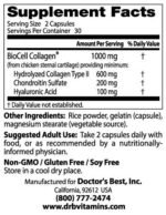 BEST Hyaluronic Acid + Chondroitin Sulfate / with BioCell Collagen - Image 2