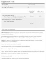 Magnesium Glycinate with BioPerine® | Highly Absorbable Magnesium Bisglycinate - Image 2
