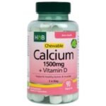 Chewable Calcium 1500 mg + Vitamin D