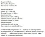 Cold Pressed Evening Primrose Oil + Starflower Oil - Image 2