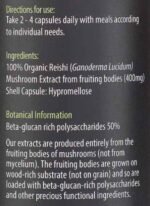 Organic Reishi Extract 400 mg - Image 2