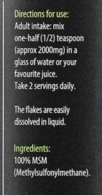 MSM Flakes Powder - Image 2