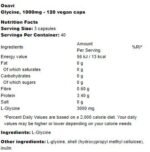 Glycine 1000 mg - Image 2