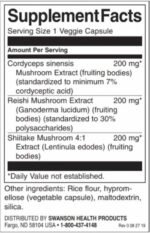 Cordyceps Complex with Reishi and Shiitake Mushrooms - Image 2