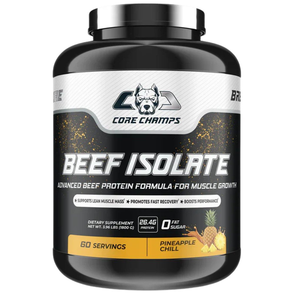 core_champs_beef_isolate_pineapple_870x1131_278d6b9e-b552-4938-8076-2e887a194486_1024x1024-746820a-1000x1000xwhite Beef Isolate Clear | 0 Sugar ~ 0 Fat ~ 88% Advanced Beef Protein - Image 1