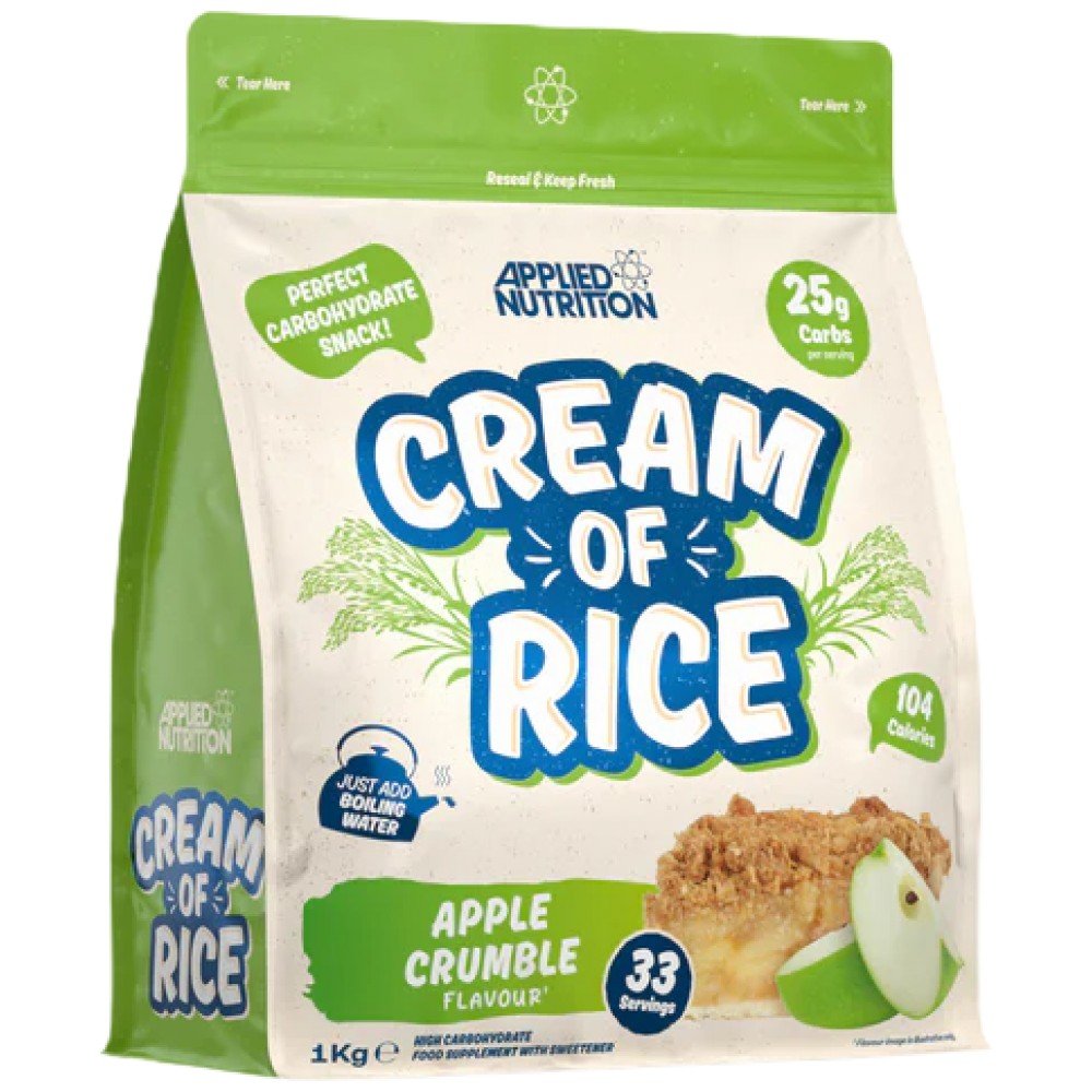 creamofrice1kg-applecrumble_600x600-2622e0a-original-038d222-1000x1000-1 Cream of Rice | Easy Digesting & Great Tasting Complex Carbohydrates - Image 1