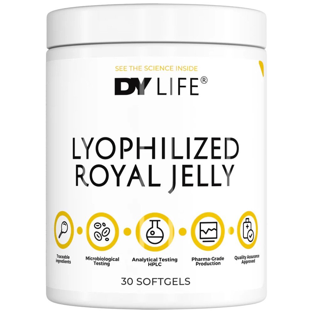dylife_royalgelly_100ml_010000-bcd1607-1000x1000xwhite DY Life Lyophilized Royal Jelly 334 mg - Image 1
