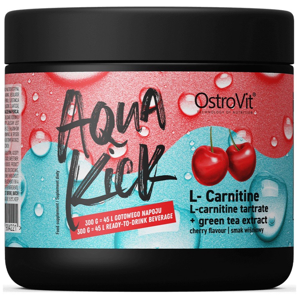 eng_pl_OstroVit-Aqua-Kick-L-Carnitine-300-g-26027_1-8cac1d5-1000x1000-1 Aqua Kick / Advanced Hydration with L-Carnitine & Green Tea - Image 1