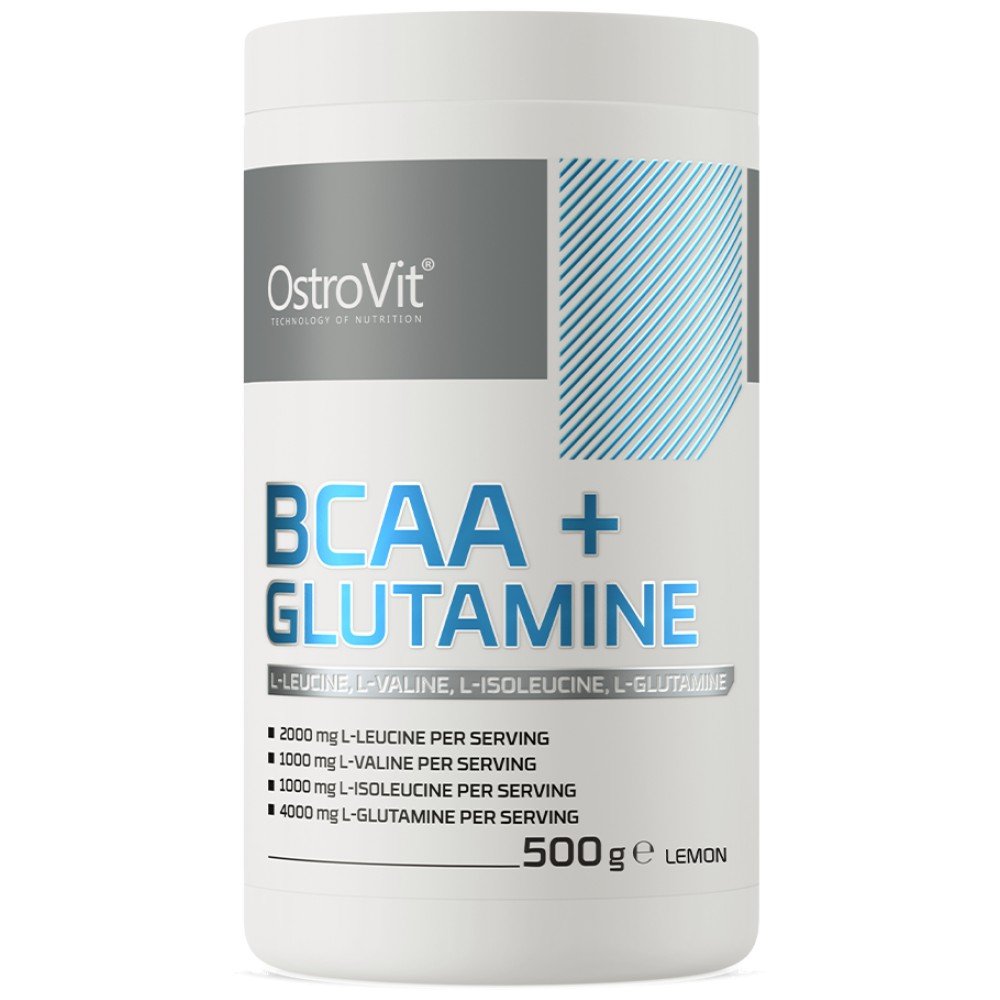 eng_pl_OstroVit-BCAA-Glutamine-500-g-16577_1-c3cc98c-1000x1000-1 BCAA + GLUTAMINE Powder - Image 1