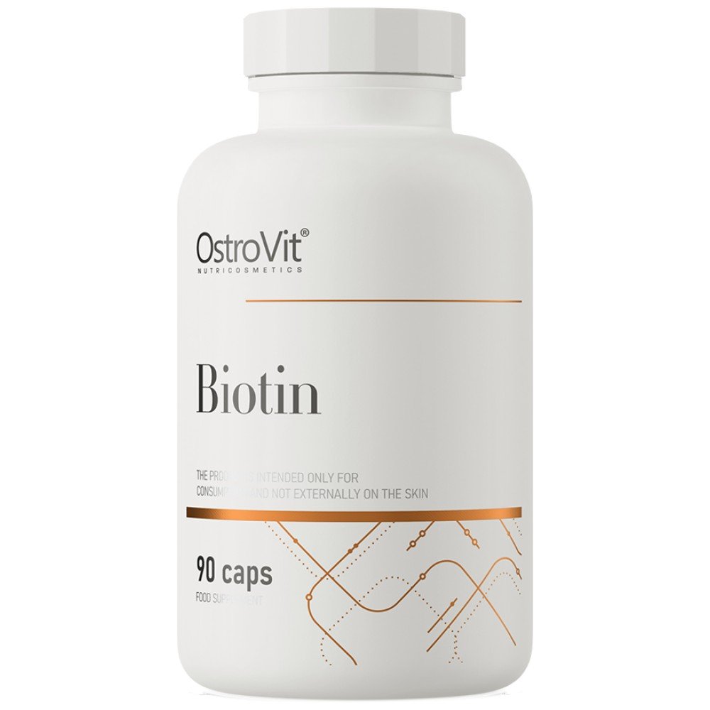eng_pl_OstroVit-Biotin-VEGE-90-caps-25075_1-4789478-1000x1000-1 Biotin 2500 mcg / Vege - Image 1