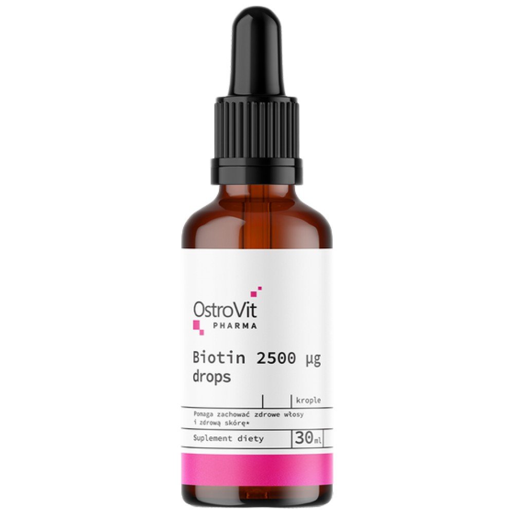 eng_pl_OstroVit-Pharma-Biotin-2500-ug-drops-30-ml-26067_1-89c7ca3-1000x1000-1 Biotin 2500 mcg Drops - Image 1