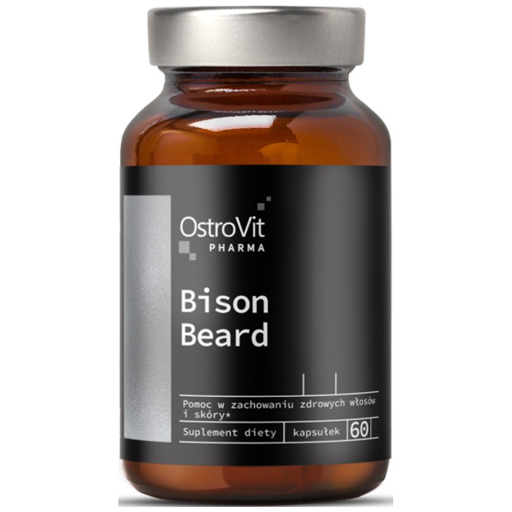 eng_pl_OstroVit-Pharma-Bison-Beard-60-caps-25485_2-602d38e-1000x1000-1 Bison Beard / Men's Beard Care - Image 1