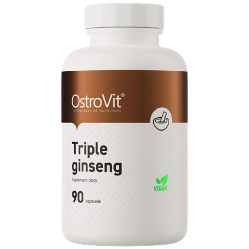 Triple Ginseng Complex веган капсули OstroVit