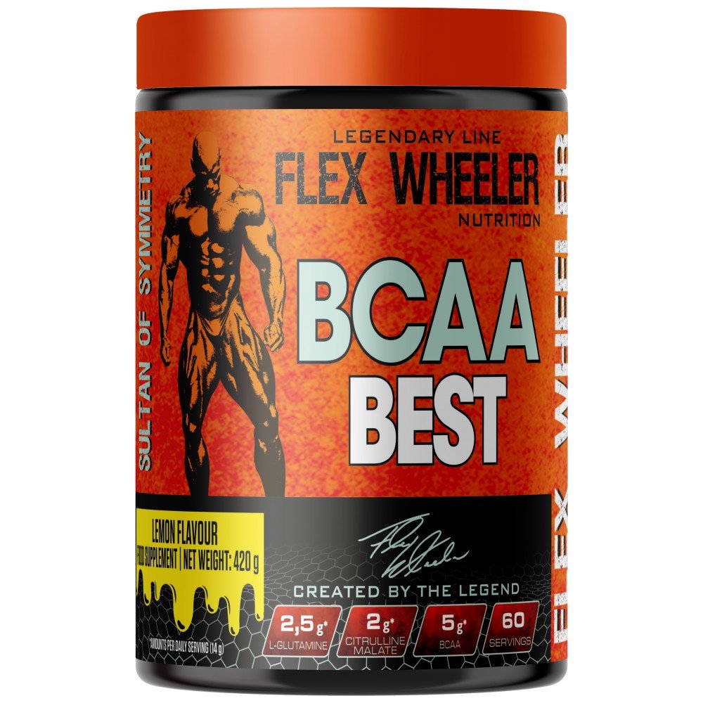 flexwheelerbcaalemon01-5e70670-1000x1000xwhite BCAA Best | with L-Glutamine & L-Citrulline Malate - Image 1
