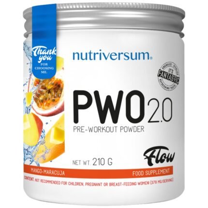 PWO 2.0 предтренировъчна формула на прах Nutriversum