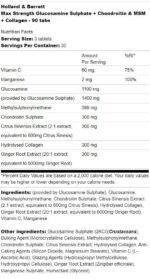 Max Strength Glucosamine Sulphate | Plus Chondroitin, MSM and Collagen - Image 2