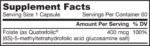Methyl Folate 400 mcg - Image 2