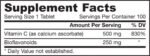 Buffered Vitamin C + Citrus Bioflavanoids 750 mg - Image 2