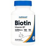 Biotin 5000 mcg | with Coconut Oil Softgels