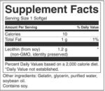 Soy Lecithin Non-GMO 1200 mg - Image 2