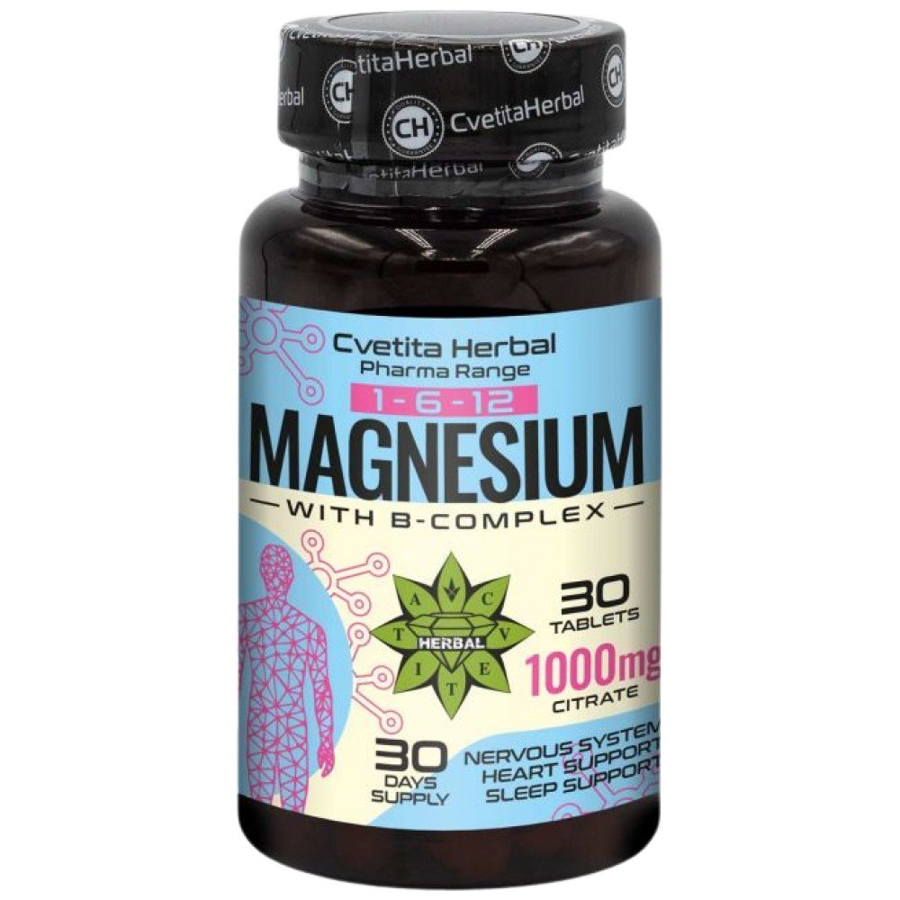 magnezii-b-kompleks-30-tabletki-hranitelni-dobavki-cvetita-herbal_1-f0ece3e-1000x1000-1 Magnesium + B - Complex - Image 1