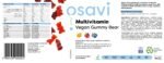 Multivitamin Vegan Gummy Bear | Orange, Raspberry, Blueberry - Image 2