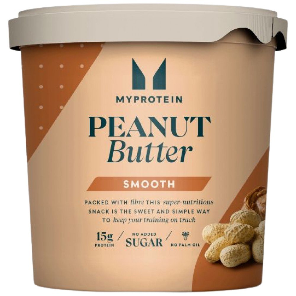 myprotein-peanut-butter-135e4b7-1000x1000xwhite Peanut Butter Smooth - Image 1