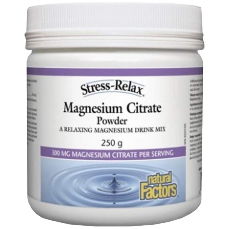 Magnesium Citrate Powder 250 грама на Natural Factors