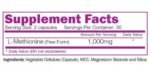 L-Methionine 1000 mg - Image 2