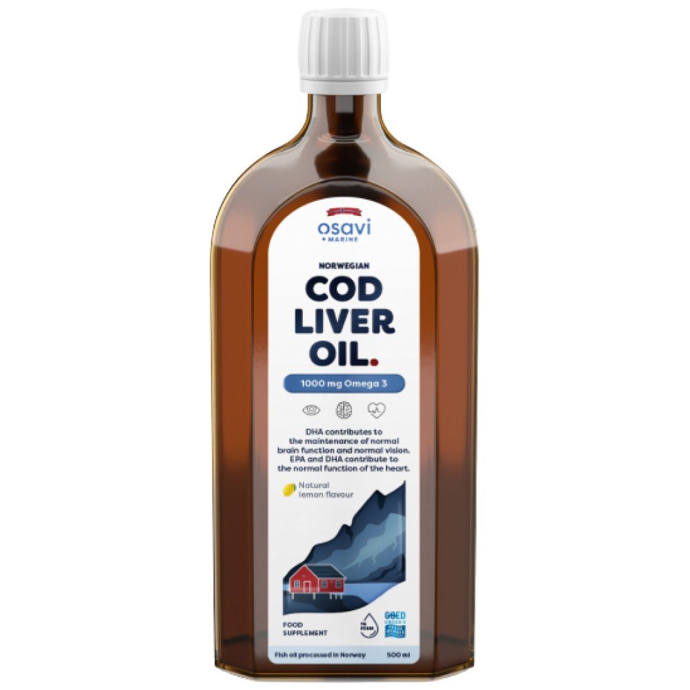 Norwegian Cod Liver Oil | Different Flavors Liquid Omega - Image 1