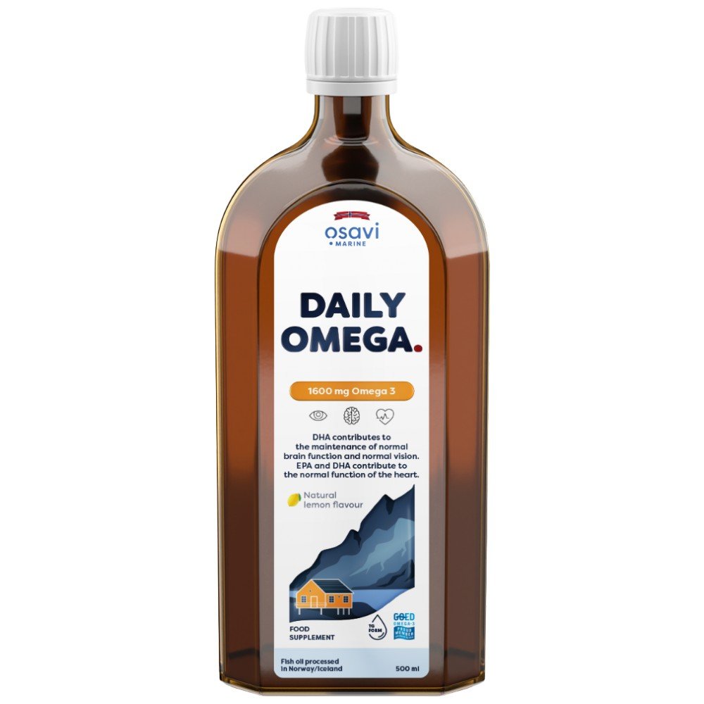 Daily Omega Liquid | Natural Lemon Flavored - Image 1