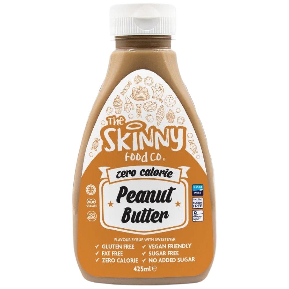 peanut-butter-zero-calorie-sugar-free-skinny-syrup-425ml-605934-c20f83d-1000x1000-1 Skinny Syrup | Peanut Butter - Image 1