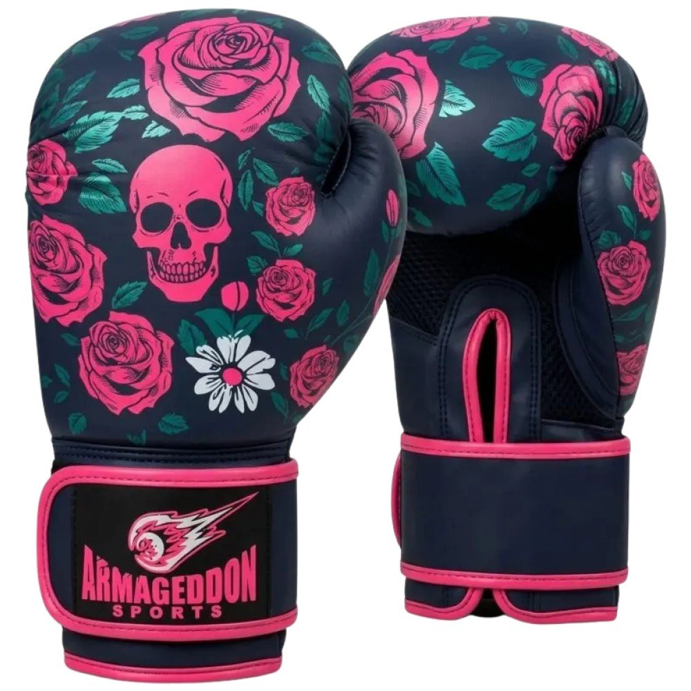 pink_skull_new_main-800x800-6f26100-1000x1000xwhite Boxing Gloves for Women - Pink Skull - Image 1