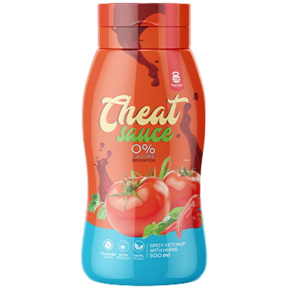 pol_pl_Cheat-Meal-Nutrition-Sauce-Sos-zero-kalorii-0-500ml-37068_1-7ff4204-1000x1000-1 Spicy Ketchup / 0 Calorie Sauce - Image 1