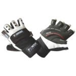 Training Gloves with Wristwraps | No Compromise - White / Black