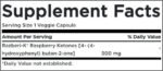 Razberi-K 500 mg / Maximum Strength Raspberry Ketones - Image 2
