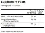 Senna/Psyllium/Cascara Complex 550 mg - Image 2