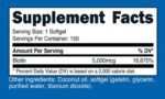 Biotin 5000 mcg | with Coconut Oil Softgels - Image 2
