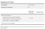 Milk Thistle Extract 750 mg - Image 2