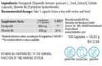 Fenugreek Seed 400 mg - Image 2