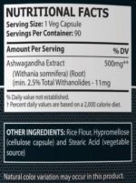 Ashwagandha Extract 500 mg - Image 2