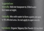 Slippery Elm Powder Organic Powder - Image 2