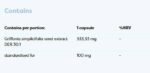 5-HTP 100 mg | 30% Extract from Griffonia simplicifolia - Image 2