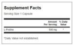 L-Proline 500 mg - Image 2