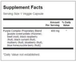 Purple Antioxidants Fruit & Veggie Complex 400 mg - Image 2
