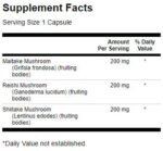Triple Mushroom Complex 600 mg - Image 2