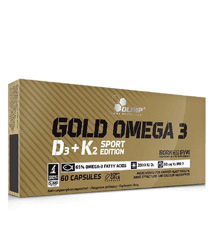 2800-gold-omega-3-d3- Gold Omega 3 D3 + K2 Sport Edition / 60 Caps - Image 1