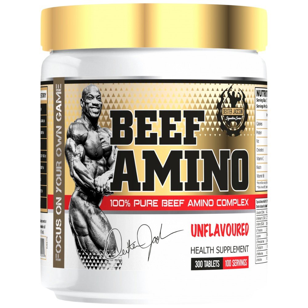 DexterJacksonBeefAmino01-f4f505e-1000x1000-2 Gold Series | Beef Amino 3000 mg - Image 1
