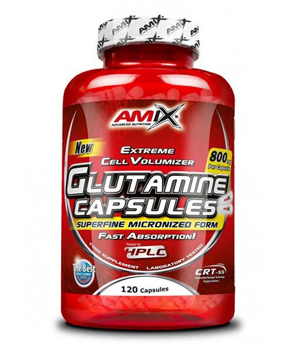 11691_pm_glutamine_120caps L-Glutamine 800mg. / 120 Caps. - Image 1
